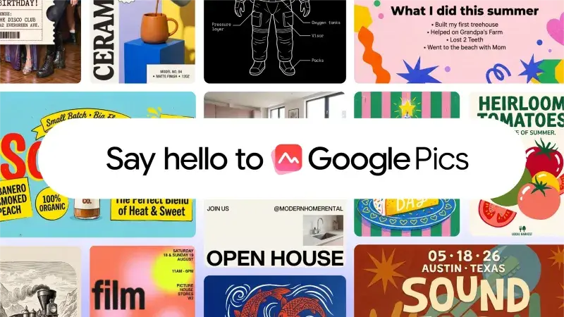 Google, yapay zekâ destekli görsel oluşturma ve düzenleme aracı Google Pics’i tanıttı.