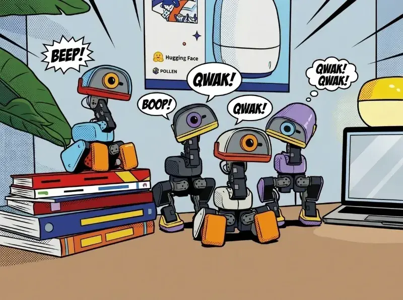 Hugging Face bünyesindeki Pollen Robotics, hareket odaklı açık kaynak robotu Microduck’ı 27 Ağustos 2026’da…